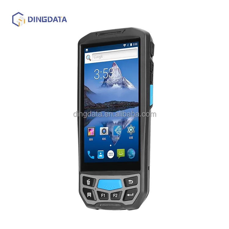 Dingdata 4G Handheld Barcode Scanner rugged PDA UHF LF RFID Reader Warehouse logistic PDA Device