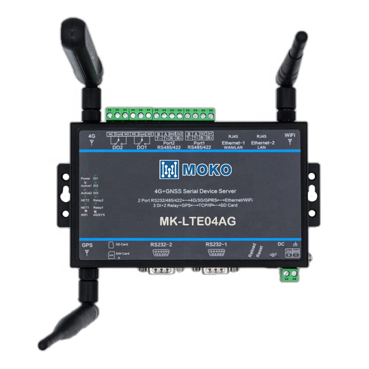 Беспроводной пульт дистанционного управления Modbus серийное устройство сервер RS232 RS485 RS422 Ethernet конвертер