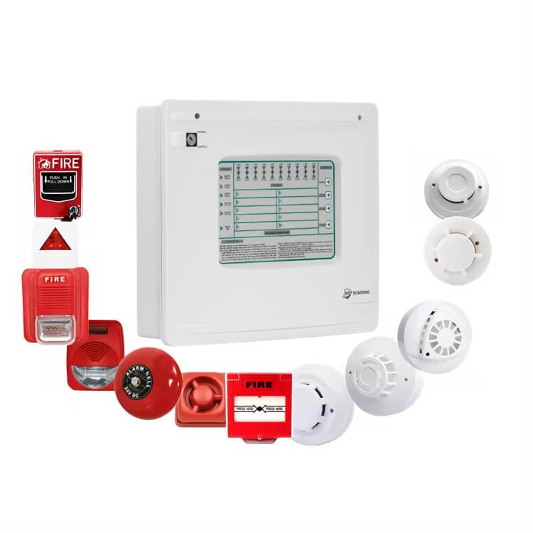 Firefighting Equipment Manufacturer 1-10 Zones Fire Alarm Control Panels Conventional Fire Alarm System