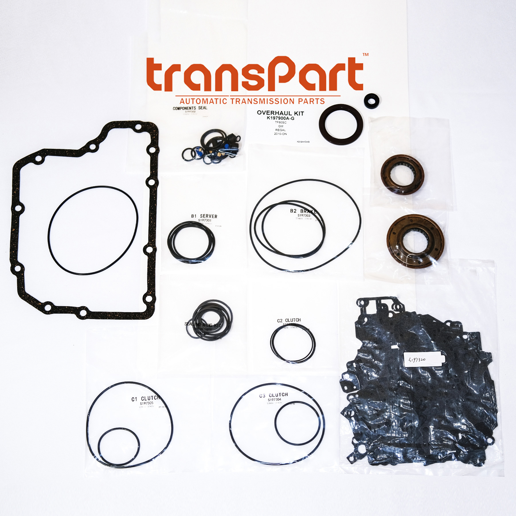 TF80SC Automatic Transmission Gearbox Overhaul kit Seal Kit for GM BUICK Manufacturer Direct selling
