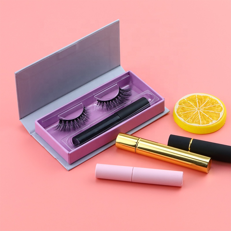 Hot Eyeliner Magnetic set waterproof liquid eyeliner private label Magnetic Eyelash Eyeliner with lashes suppliers