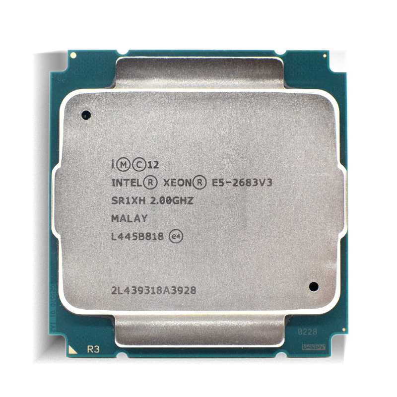 E5-2683V3 для процессора intel xeon cpu 2,0 GHz 22NM 120W LGA 2011-3 серверный CPU 2699V4 2699AV4 2699RV4 2699V3 2683V4 2695V4