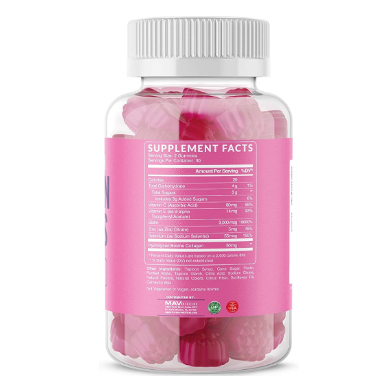 Private Label Skin whitening vegan HA gummy Collagen+Hyaluronic acid+Vitamin C+Gluta gummies