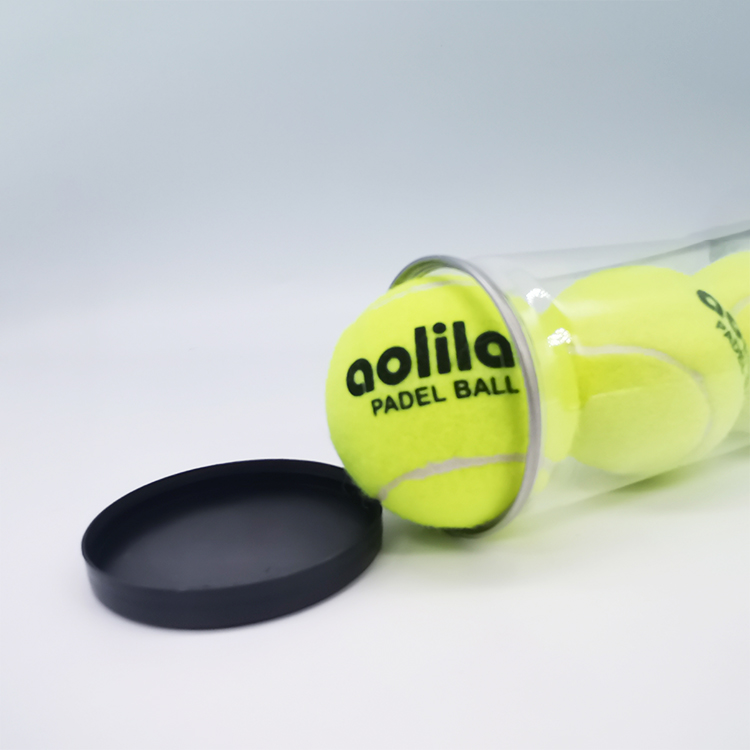 Оптовая продажа Пелотас de padel новый высокий отскок желтый падел мяч с напечатанным логотипом 45% шерсть весло мяч для продажи