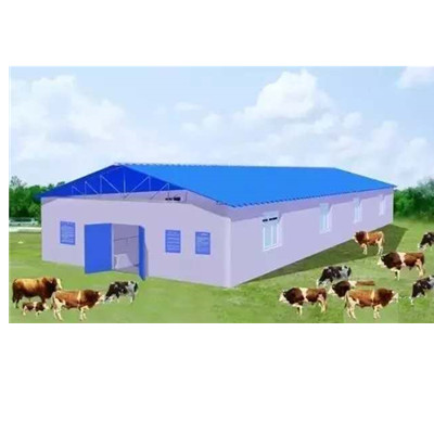 Low Cost Steel Structure building design cow farming