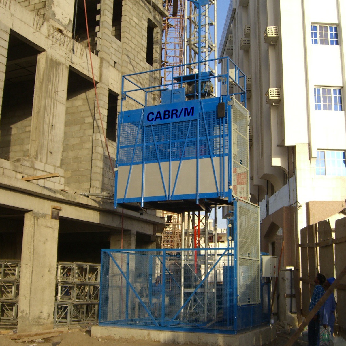Construction material lift with compact structure construction hoist with CE and EAC certificate