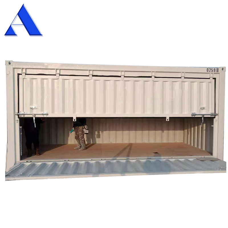Double Swing Door Opening 20ft High Cube Open Side Shipping Container