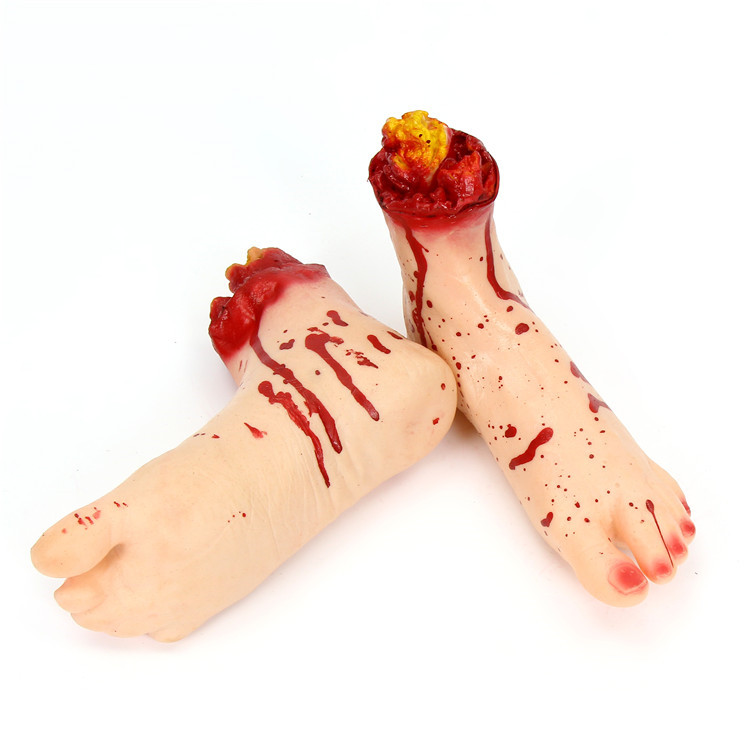 New Arrival Broken Finger Foot Blood Halloween Severed Bloody Hand Novelty Dead Broken Hand