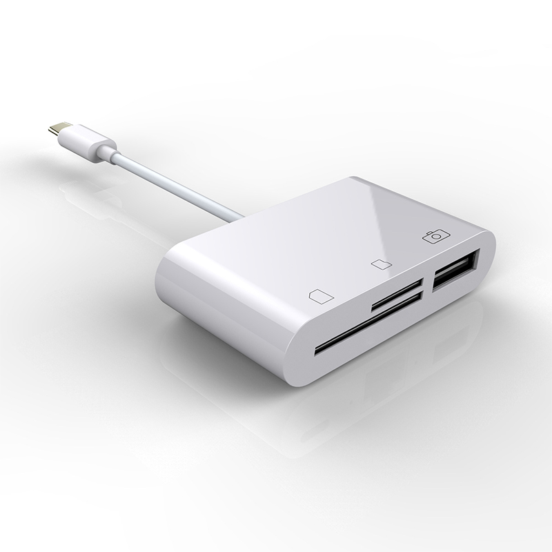 Multi в 1 USB C Тип C концентратор OTG адаптер SD TF Смарт камера Card Reader