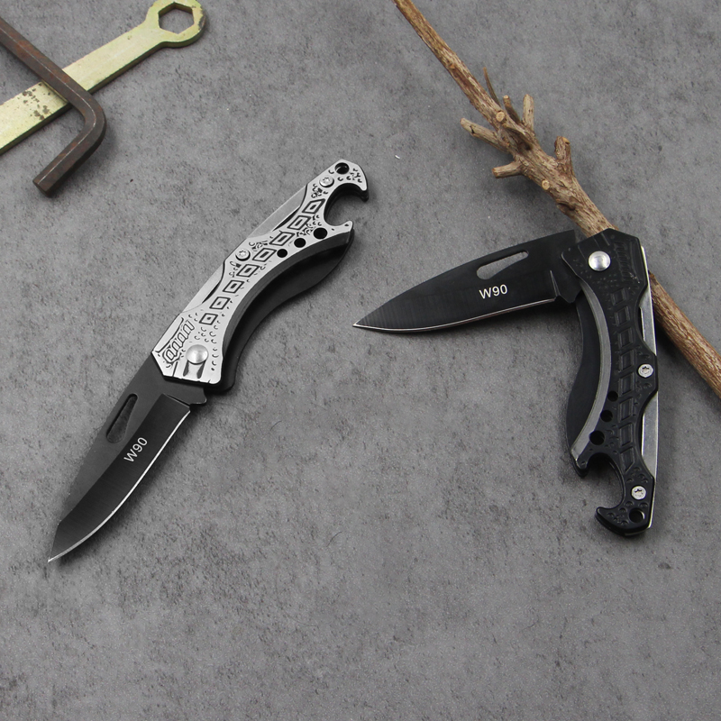 Wholesale Stainless Steel Taschen Messer Commando Steel Folding Knife Camping Portable Training Knives