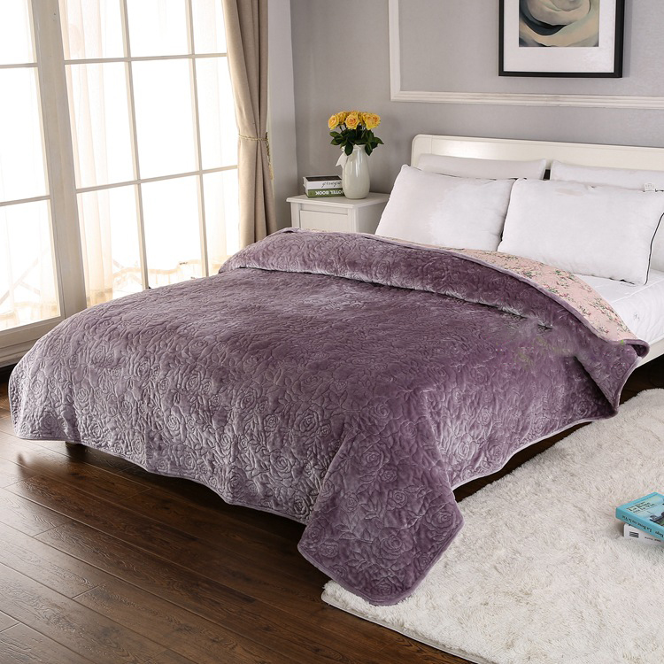 Wholesale embossed bedspread chinese bedspreads bed cover quilt velvet bedding king size velvet bedspread