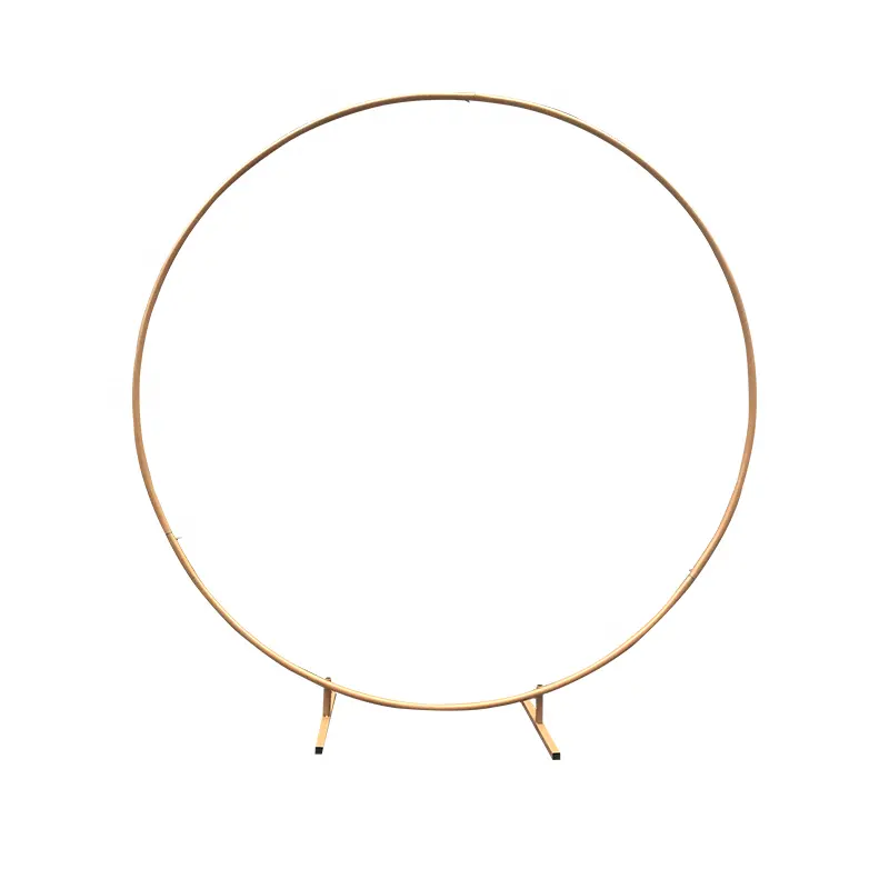 Wedding Arch Stand Round Circle white Backdrop For Wedding Decoration metal wedding arch