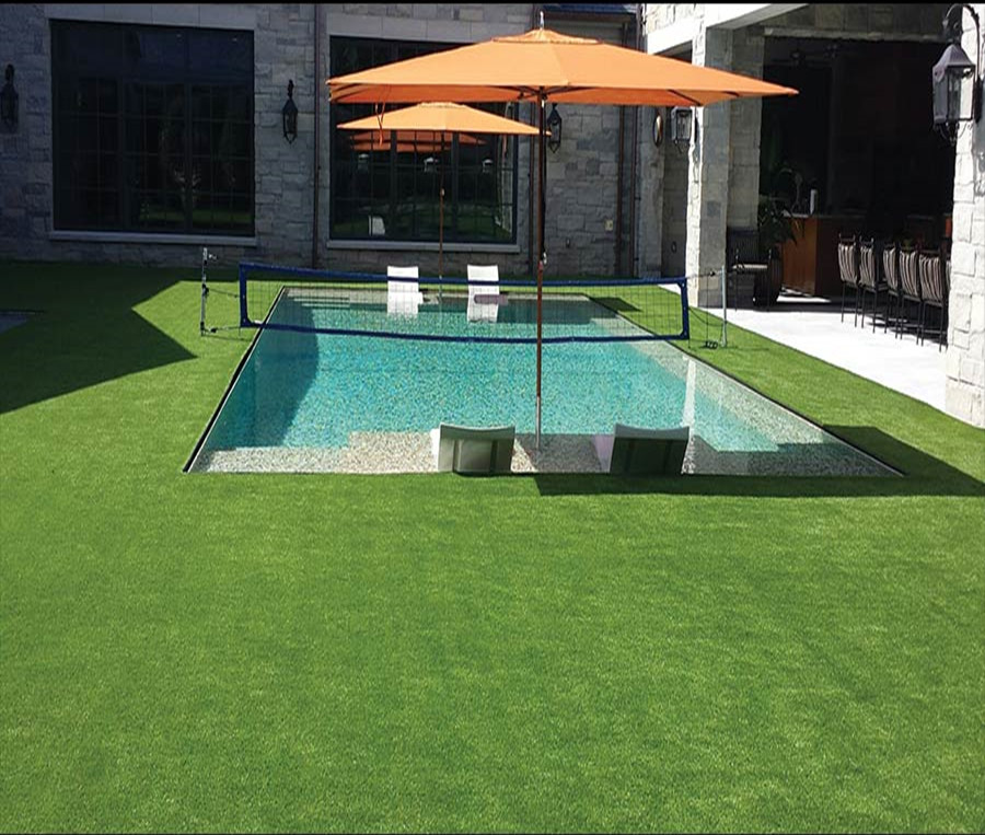 best artificial grass around pool durable grass carpet Shandong factory price