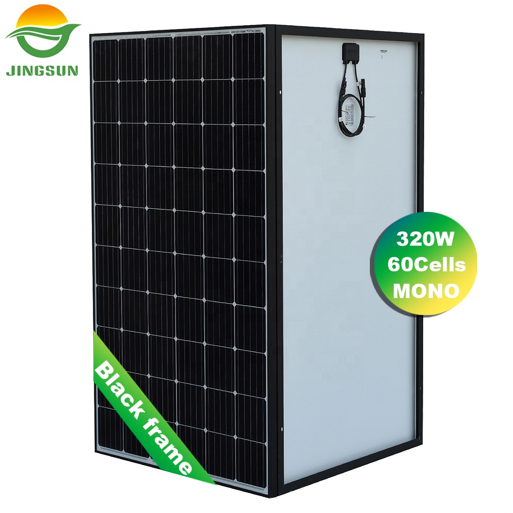 Jingsun горячая Распродажа 60 ячеек 320 Вт mono pv солнечная панель черная рамка