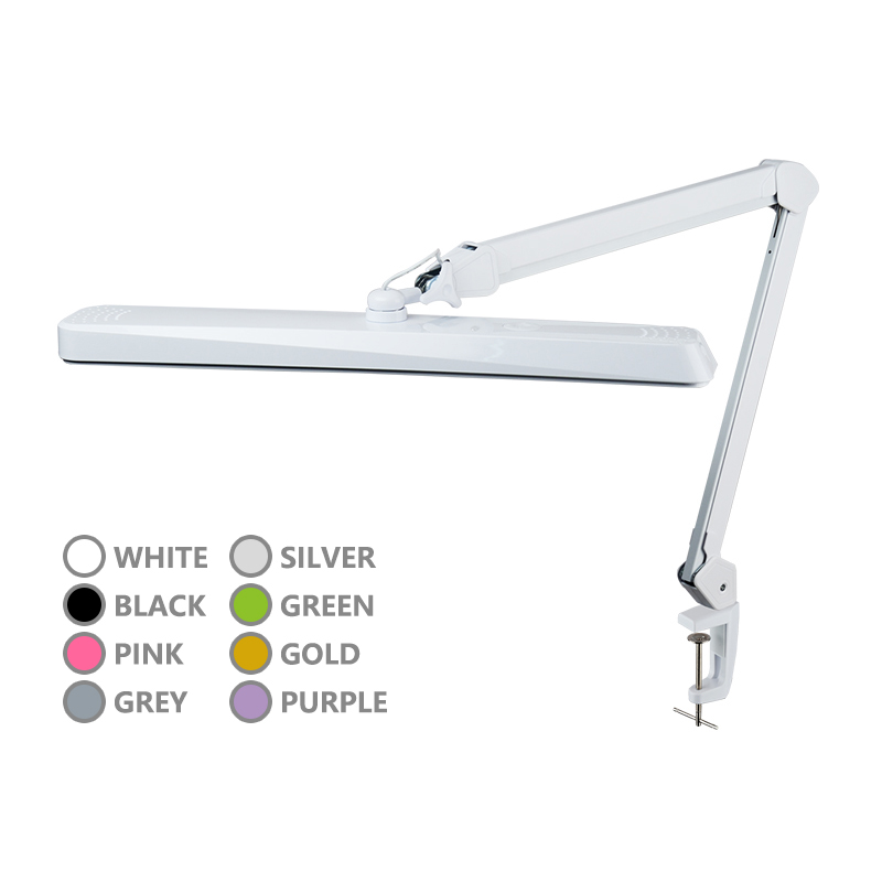 Supper bright hot sale single arm task beauty salon nail led desk lamp for lash magnifying lens eyelash extension lash lamp