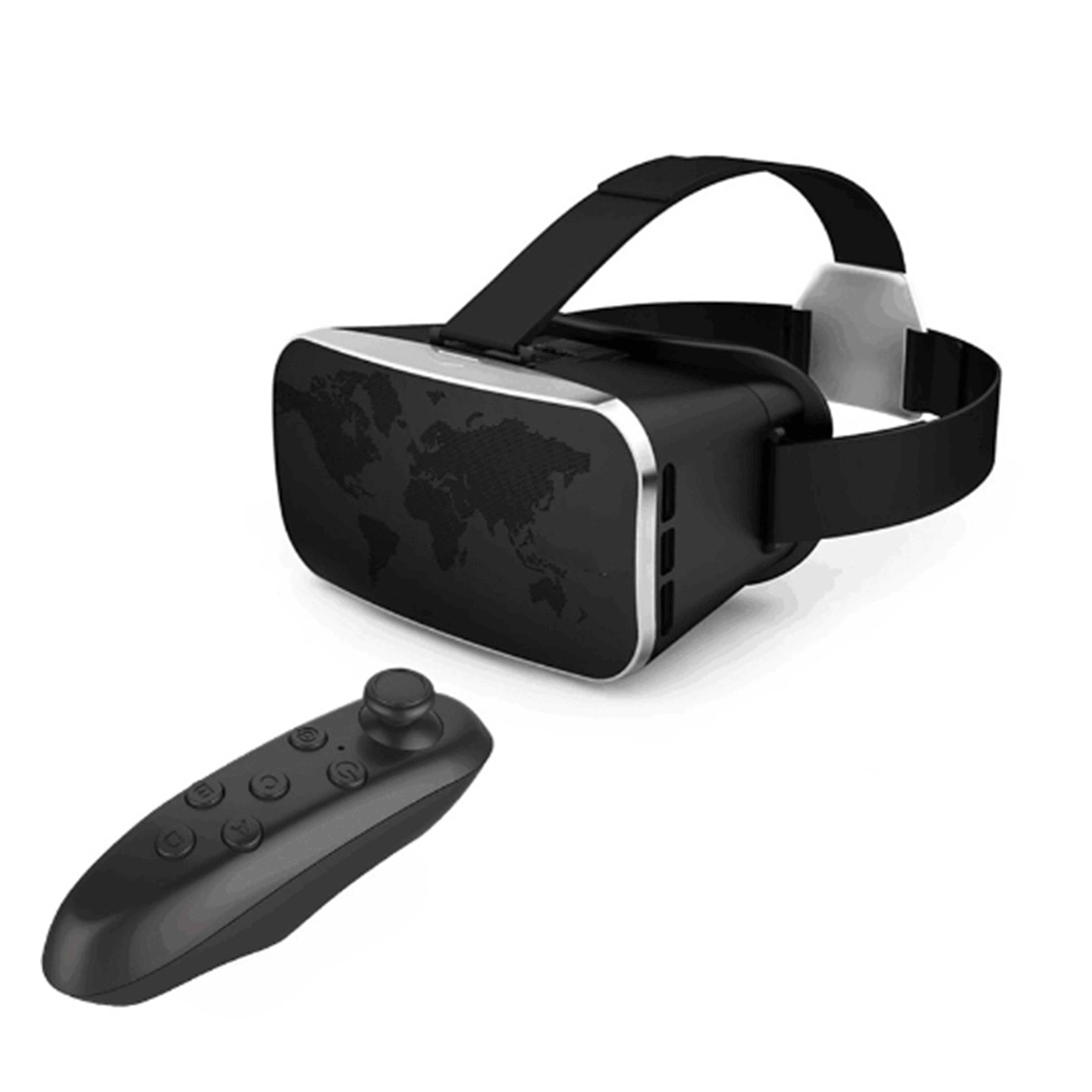 Портативные стильные 3D очки виртуальной реальности с креплением на голову и ручкой для домашнего использования