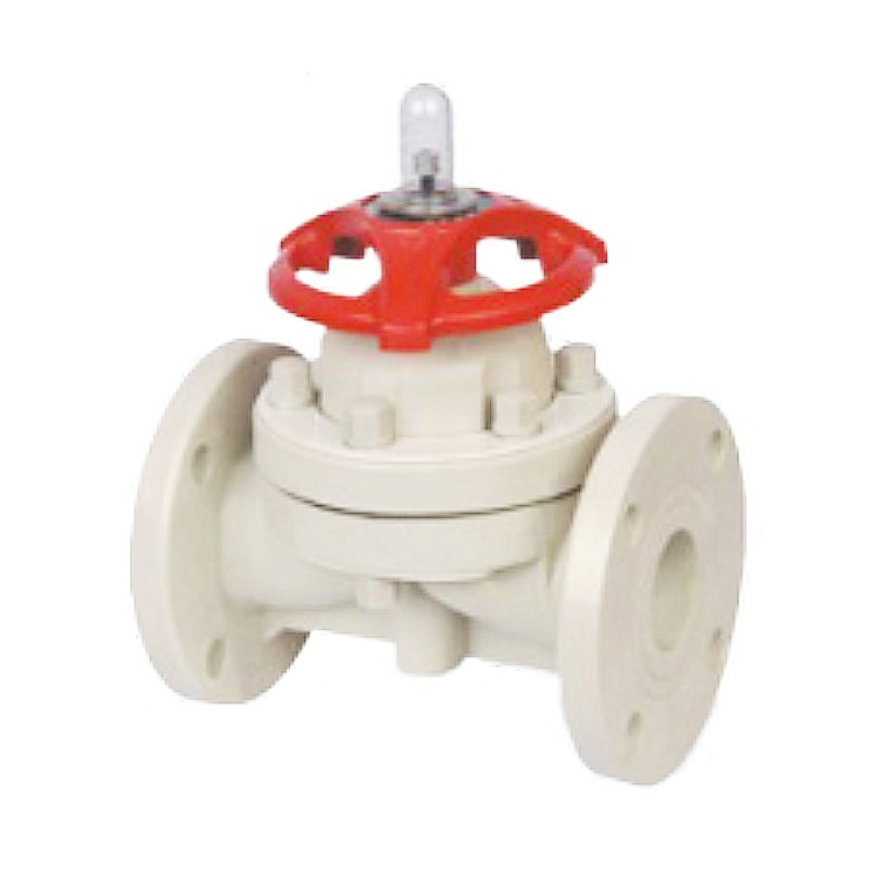 PPH flange diaphragm valve F46-EPDM 2"3"4"5"6"