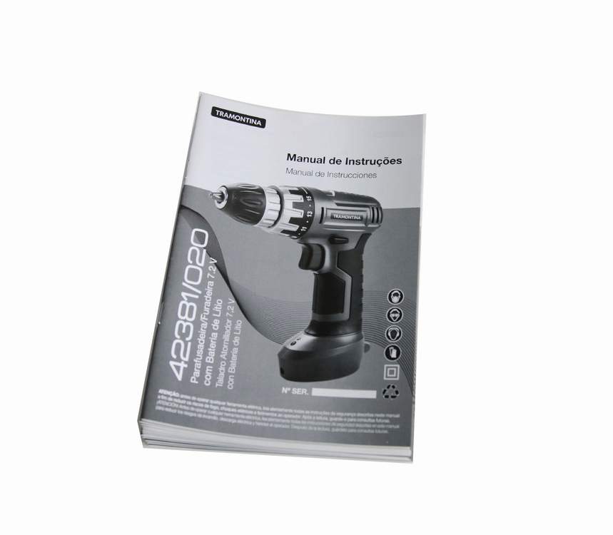 Factory customized saddle stitch Catalogue printing product manual printing service