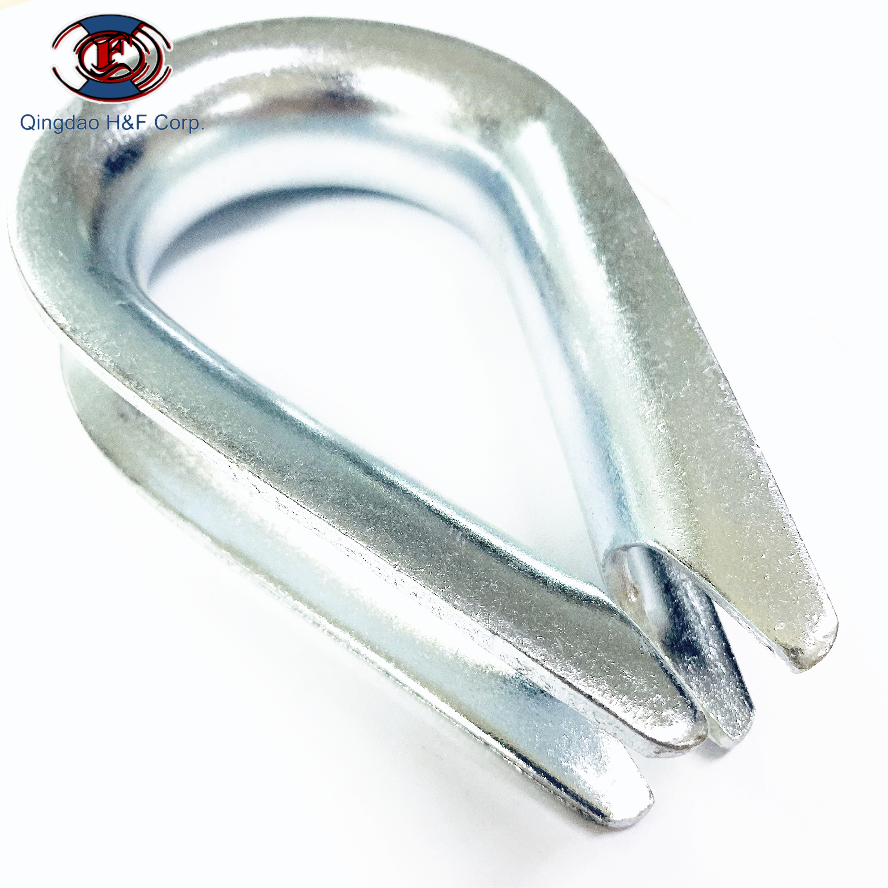 Heavy Duty Round Galvanised Cable Thimbles Stainless Steel 304 Standard Wire Rope Thimble