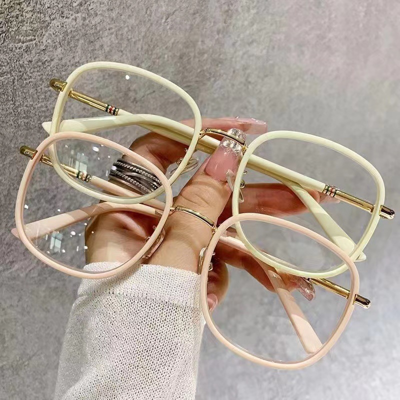 Fashion Anti Blue Light anti-radiation reading glasses for girls oversized prescription reading glasses 3.0