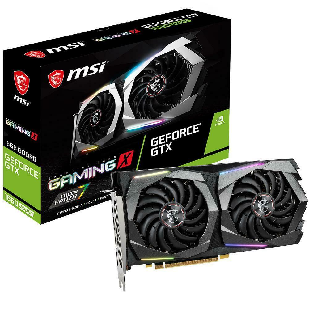 Для видеокарты MSI nVIDIA GeForce GTX 1660 Super GAMING X 6 ГБ GDDR6