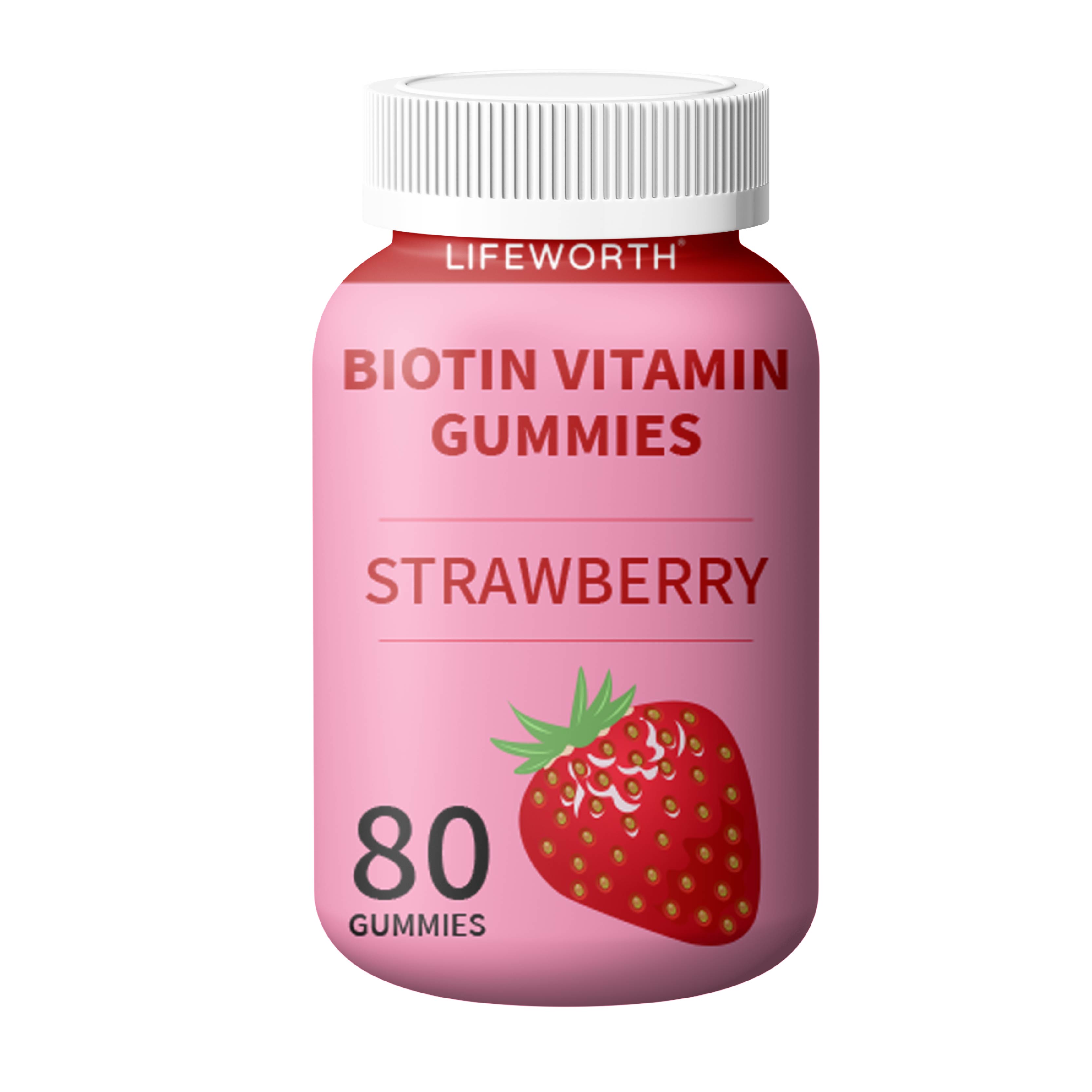 Lifeworth OEM hair loss supplement hair biotin vitamin gummies
