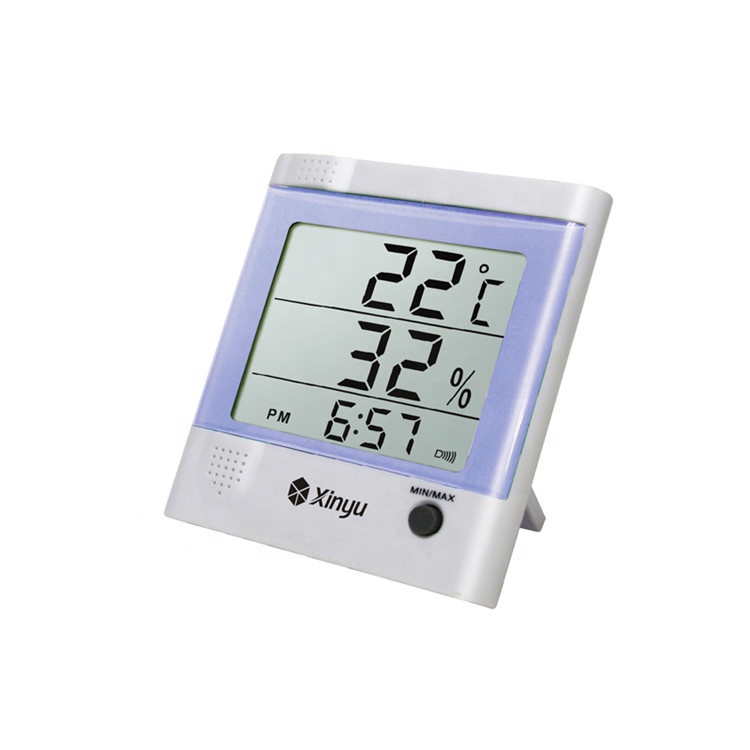Indoor humanized function home use led display temperature precision thermometer