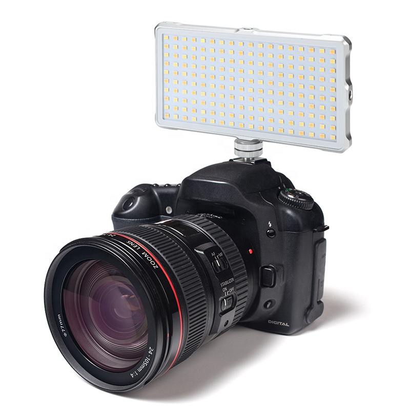 LituFoto F18 Camera LED Video Light CRI96 Adjustable 3200K-5600K for Photography Studio Outdoor Lighting