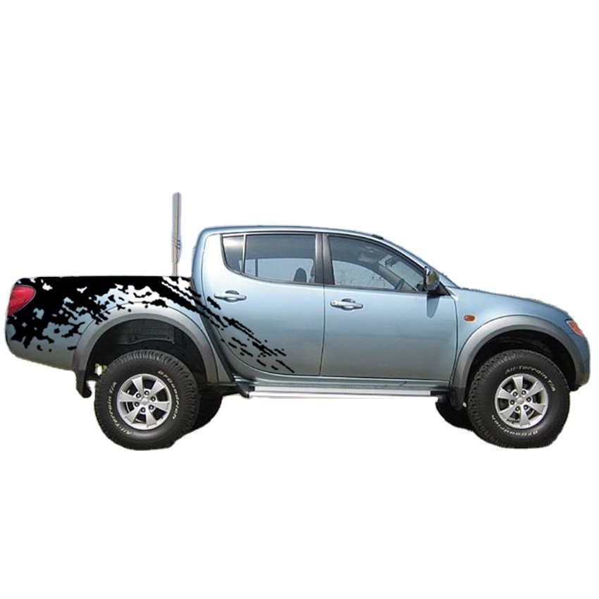 Автомобильная наклейка Ycsunz, автомобильные аксессуары, внедорожник 4x4, виниловая графическая наклейка, грязь, наклейка на кузов автомобиля для L200 Triton