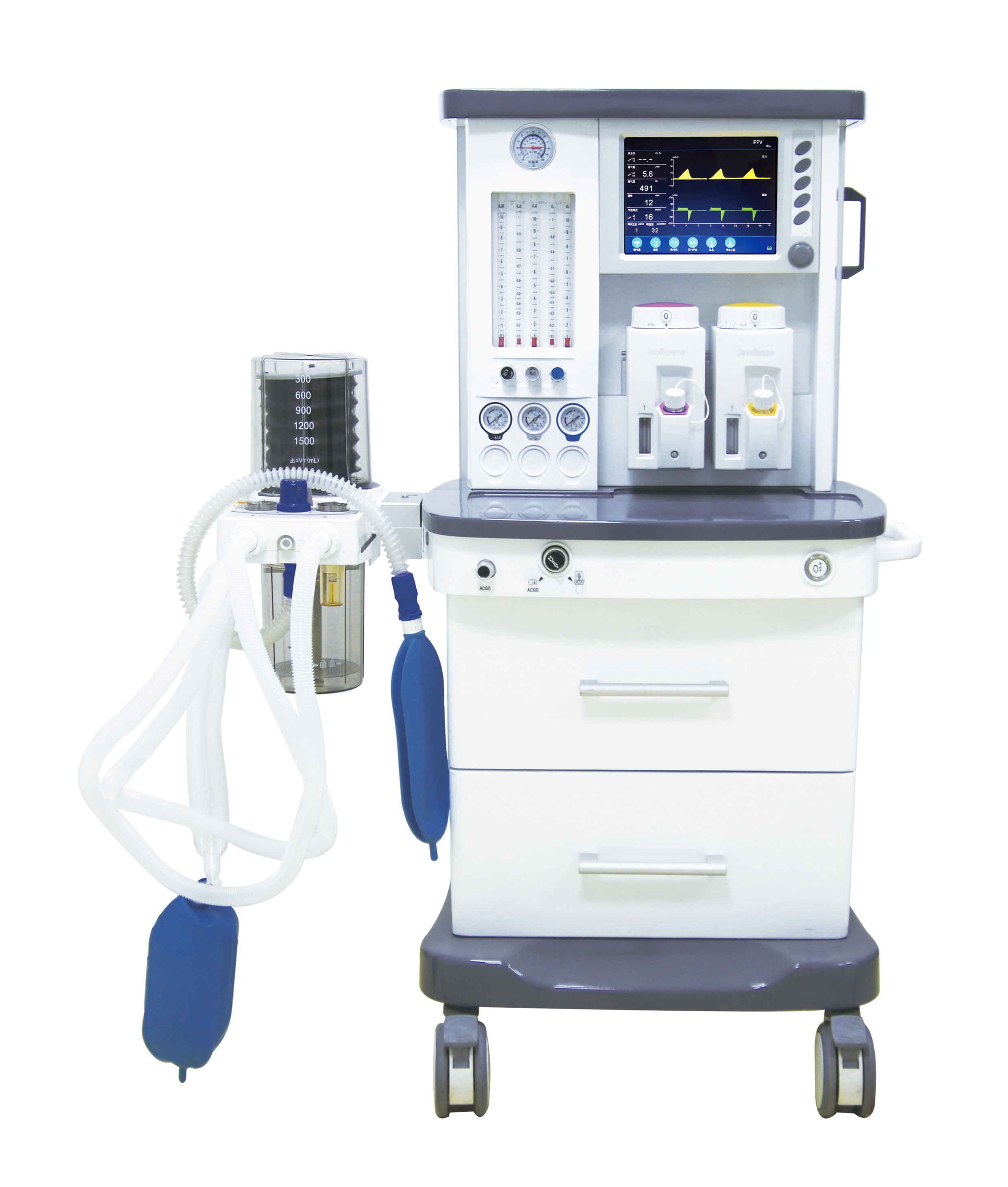 S6100 Hospital Use Portable dental Anesthesia Machine Price with V-entilator