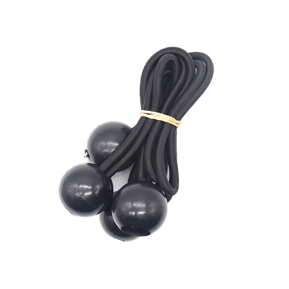Heavy Duty Ball Bungee 6mm Canopy Tarp Tie Down Cord Black