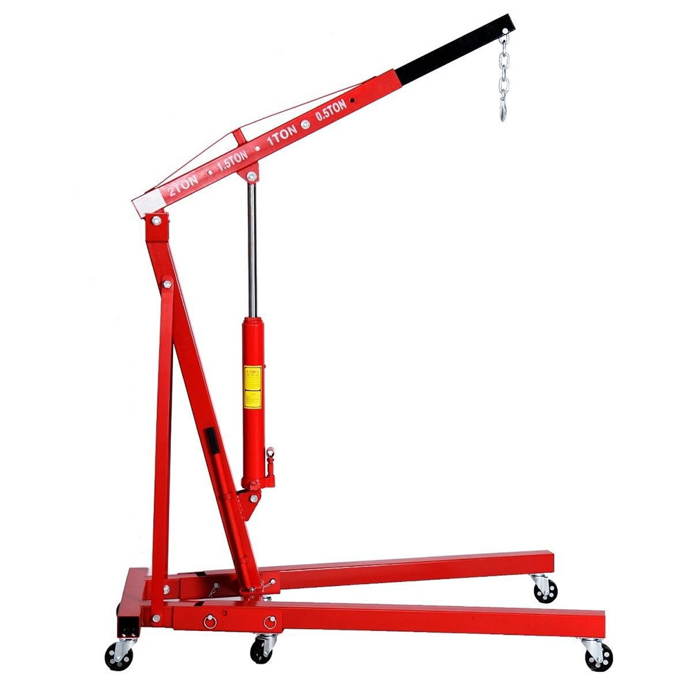 2t Folding Hydraulic Engine Hoist Shop Crane