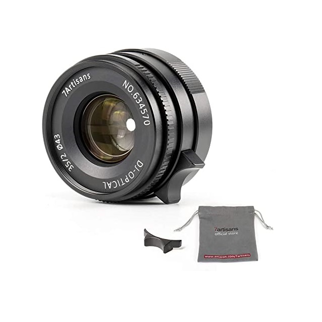 7artisans M35mm F2.0 объектив с широкой диафрагмой камеры с фиксированным фокусом AF объектив для камеры Leica профессиональное сферическое крепление для фото и видеосъемки в студии комплект