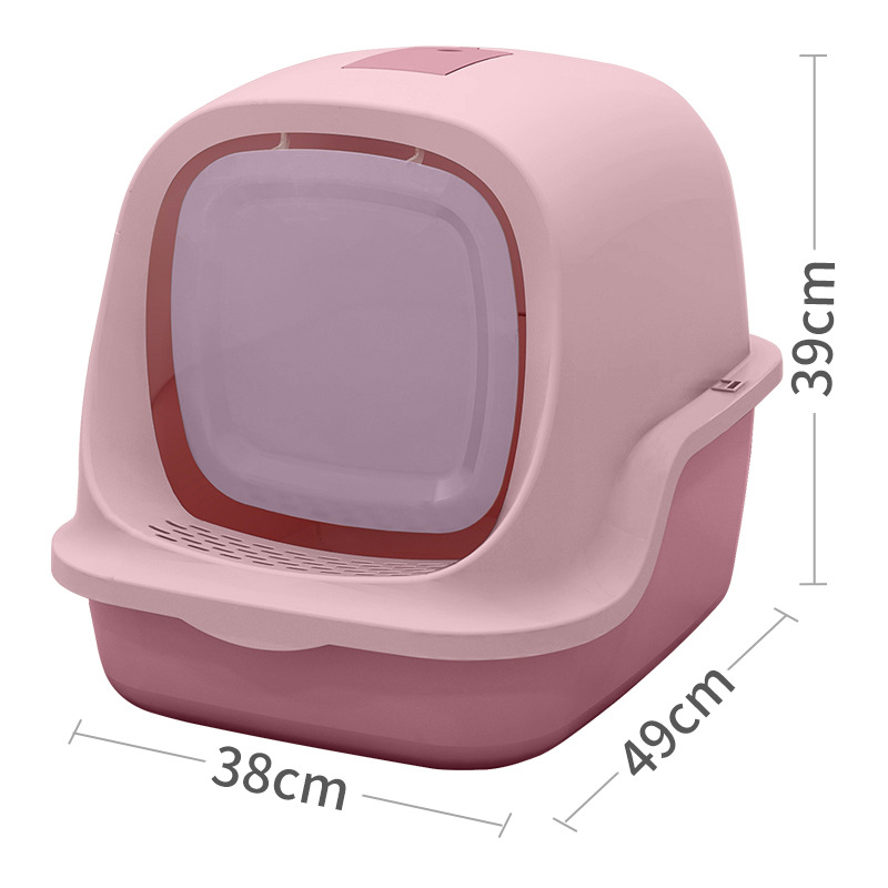 Amazon top seller Factory wholesale splash-proof sifting Foldable cat litter box cat litter box toilet cat litter box enclosure