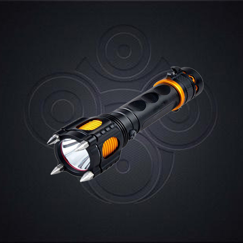 High Power Self Defense 1000 Lumen Tactical Aluminum Torch Tight Army Flashlight with Attack Head