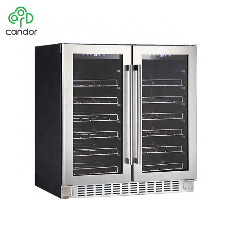 Candor: винный компрессор с двумя дверцами ETL/CE/ROHS/CB JC-170A2EQ