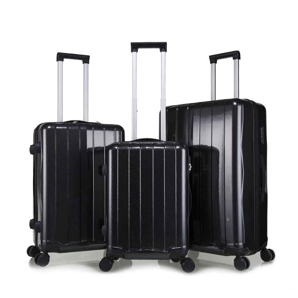 Новый дизайн ABS + PC чемодан Дорожный чемодан 4 колеса Spinner Carry на чемодан Комплект