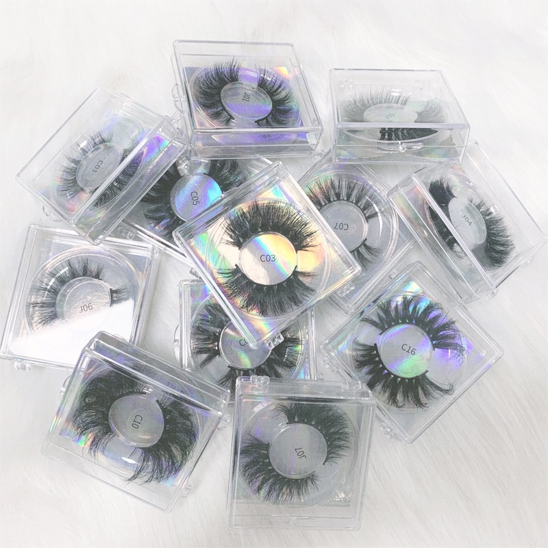 Private label 3d lashes mink lashes with custom packaging box wholesale mink eyelash vendor