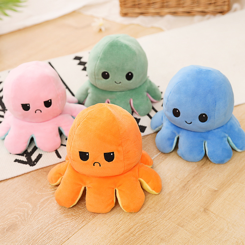 Реверсивный Осьминог чучело Реверсивный флип Осьминог peluche Реверсивный Осьминог чучело Реверсивный осьминог