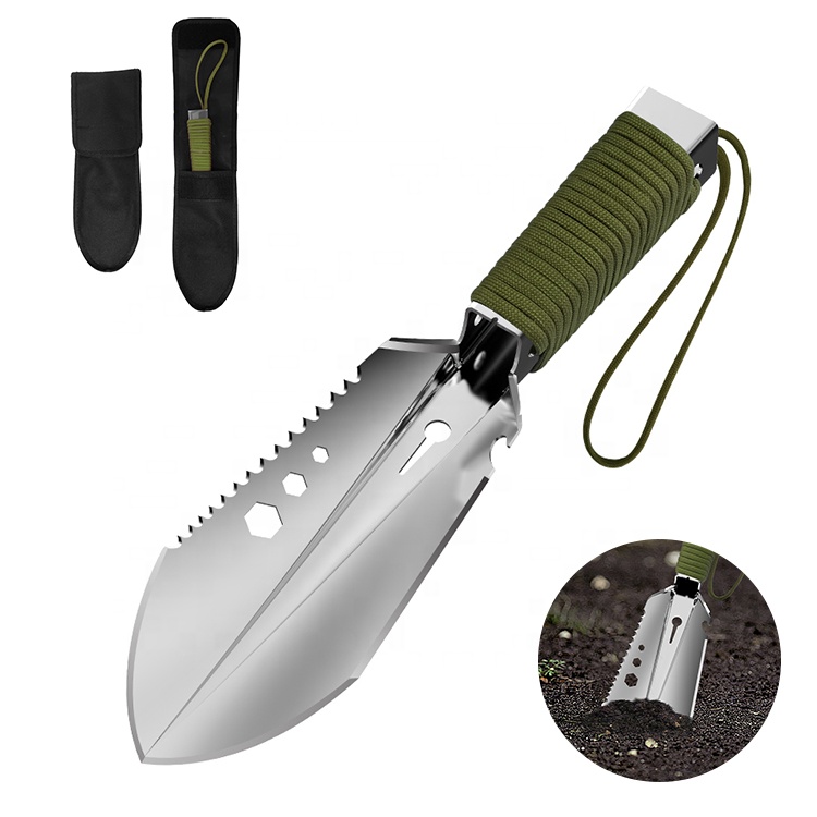 Kinggear на открытом воздухе легкий шарф из нержавеющей стали многофункциональные садовые инструменты лопата для снега