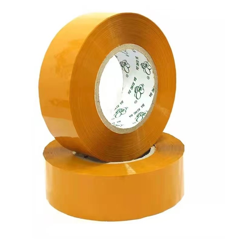 Wholesale Factory High Quality Yellow Brown Color Packing Tape Shipping Adhesive Tape