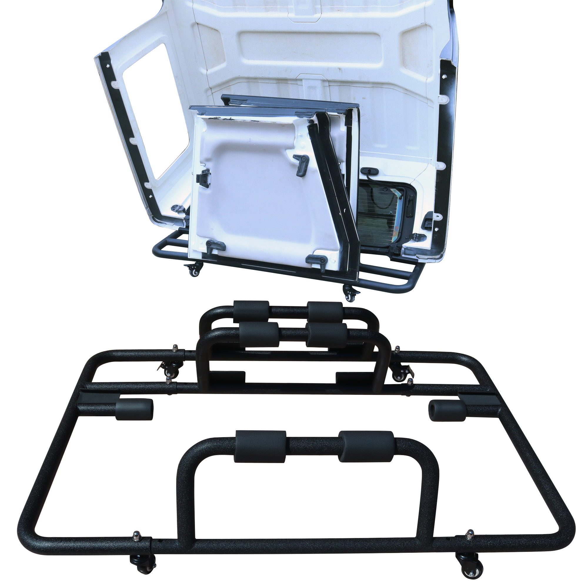 Твердый верхний кронштейн Wrangler для JEEP 1987-2022 YJ TJ JK JL Wrangler, стальная стойка для раздвижного хранения