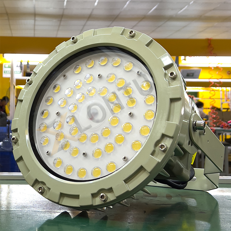 IECEX ATEX UL LED explosion-proof marine explosion proof led high bay light fixture 100w 200W anti explosion lamp ip66