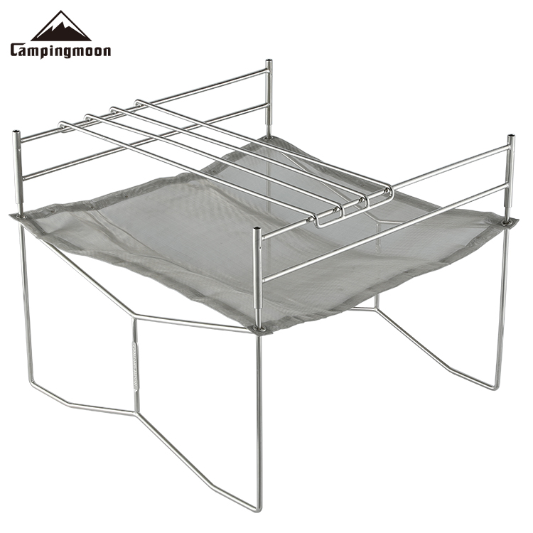 44*33.5*3.5CM SOLO-303 OEM Outdoor Open Fire Firewood Stand Heaters Portable Foldable Chargrill BBQ Fire Pits
