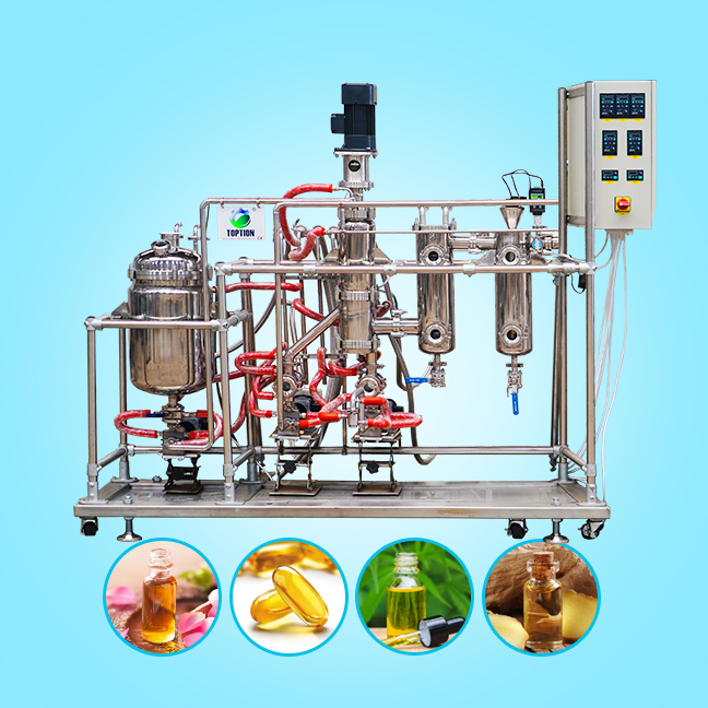 molecular distillation equipment cbd distillate machine wiped film distillation machine