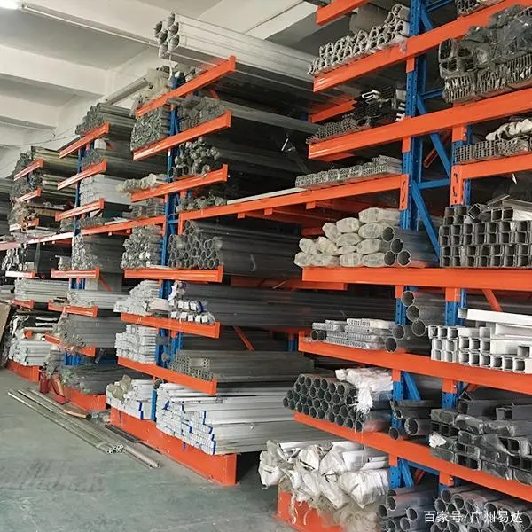 Industrial Plant Material Storage Racking System Cantilever Aluminium Pipe Storage Rack