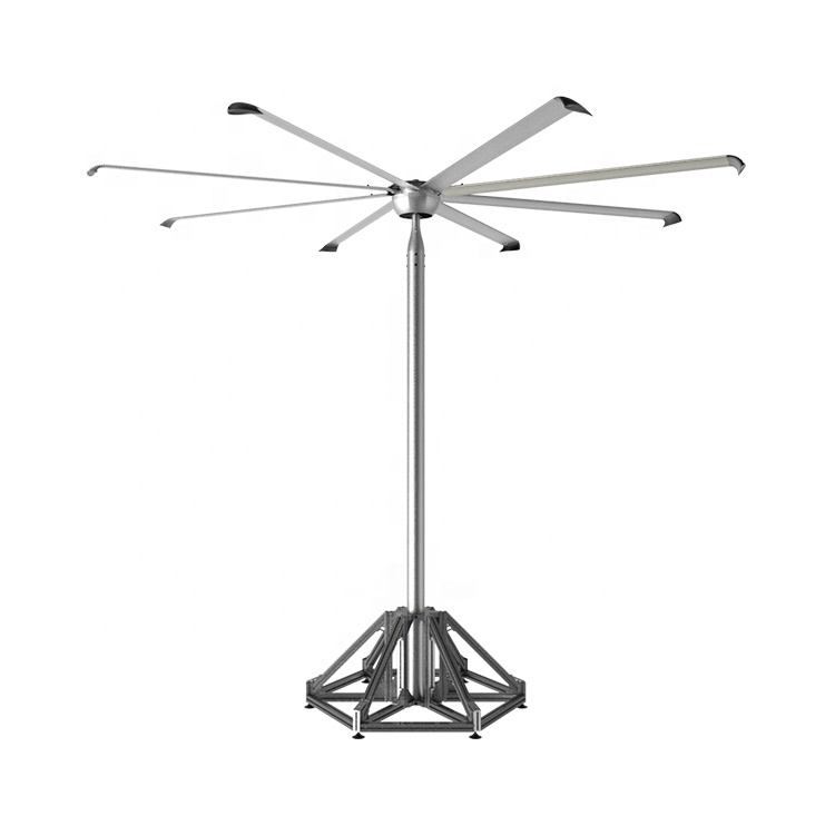 KALE FANS Industrial/Commercial 4.2M 0.4KW Large Pedestal HVLS Fan with PMSM Motor