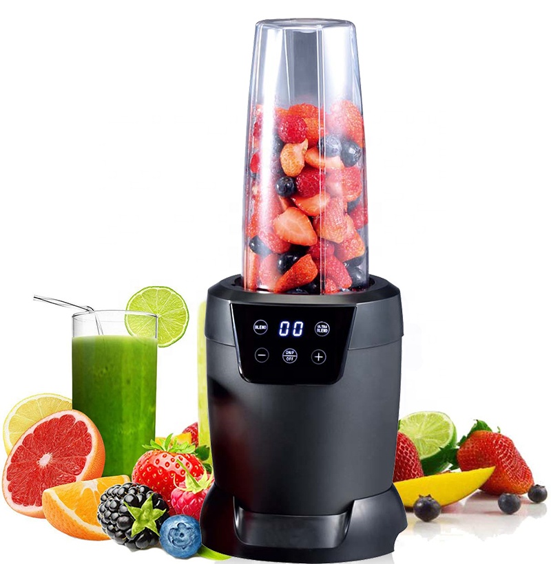 Новый дизайн 1200 Вт Мощный многоцелевой бытовой кухонный прибор Авто BPA бесплатная бутылка смузи нутри соковыжималка миксер Блендер