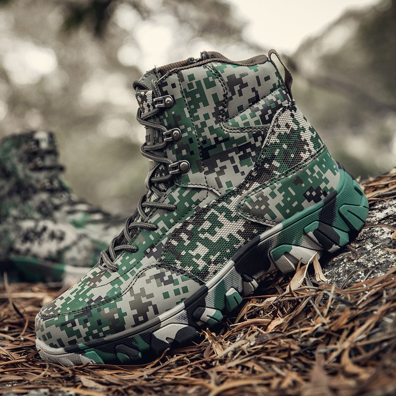 Hiking shoes men's special forces military boots desert Martin boots men's high-top sports shoes outdoor training military boots