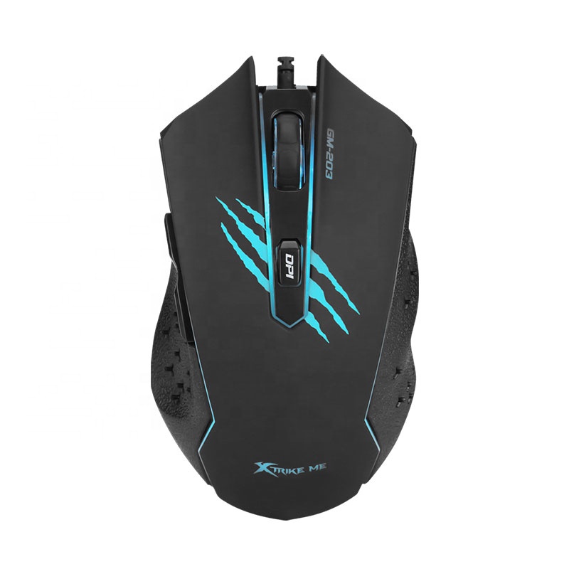 XTRIKE ME GM-203 top-selling gaming mouse with LED backlit 6 buttons for PC